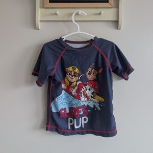 Old Navy Kids Swim Shirt - Navy and Red